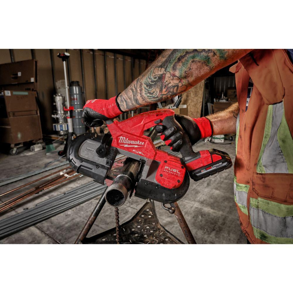 Milwaukee 2829-20 18V M18 FUEL Lithium-Ion Brushless Cordless Compact Band  Saw (Tool Only) —