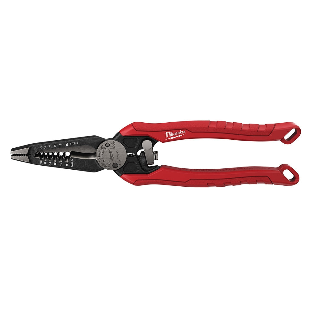 Milwaukee 8 In. Comfort Grip Long Nose Pliers - Rotary Cutter Supply