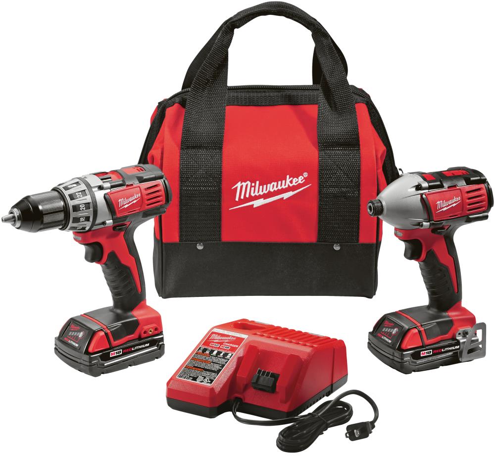 Milwaukee 2691-22 18V M18 Lithium-Ion Cordless 2-Tool Combo Kit with 1/2