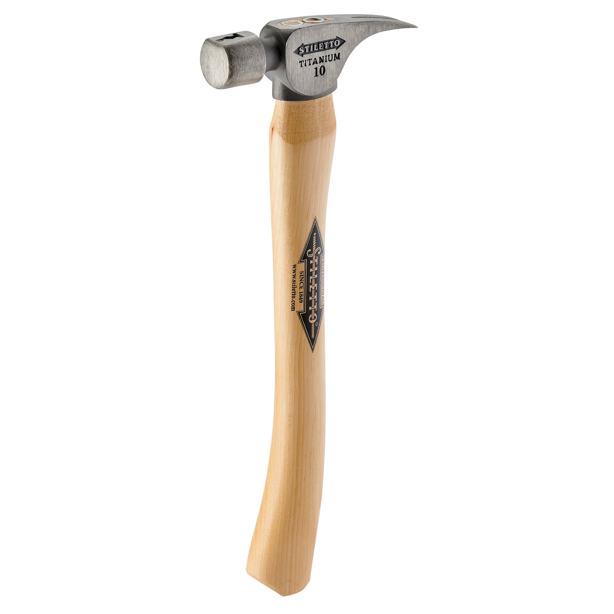 Qwork Welding Chipping Hammer, 14oz, Two-head Hammer with Wooden