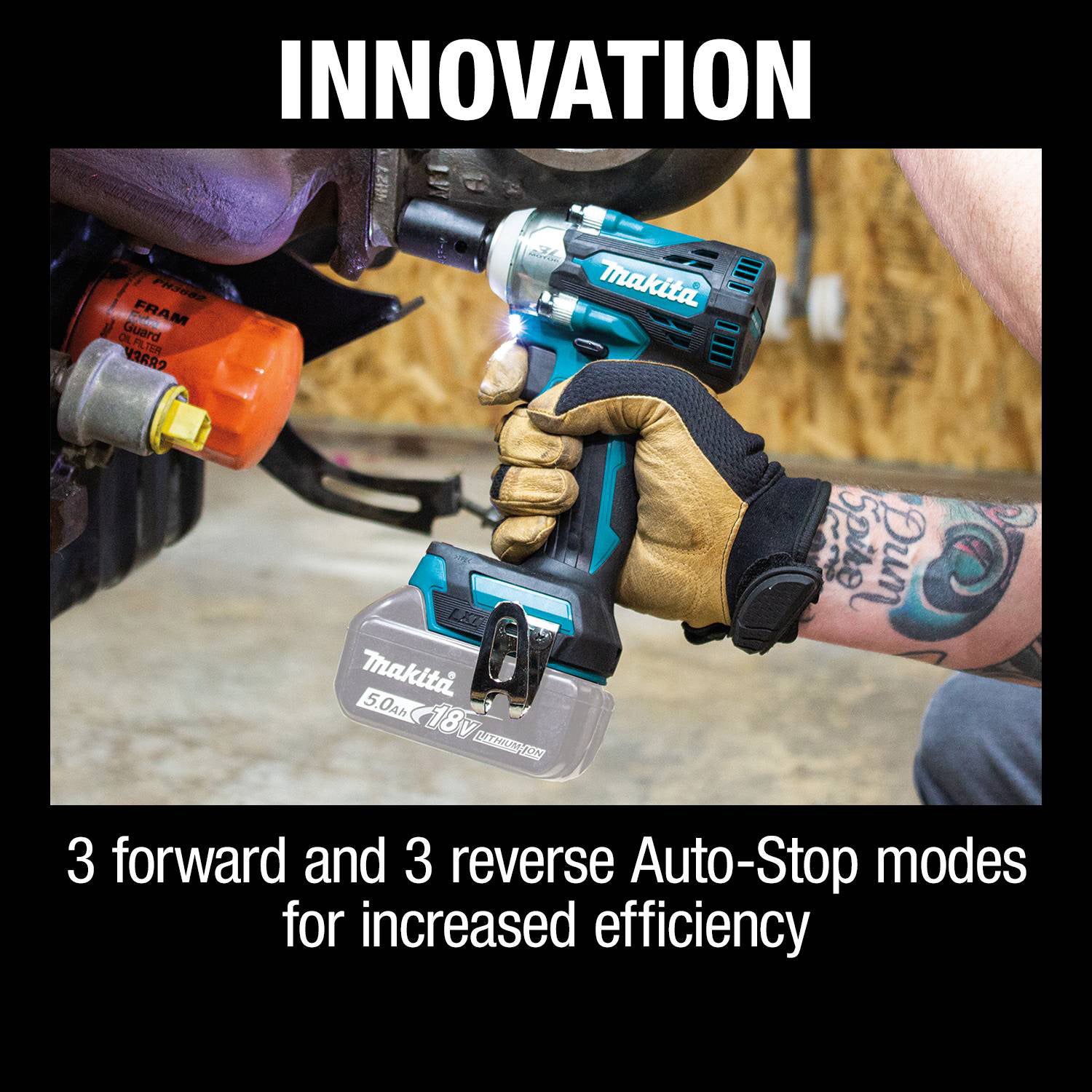 Makita XWT14Z 18V LXT Lithium‑Ion Brushless Cordless 4‑Speed 1/2